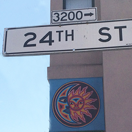 24th Street with Sun Mural