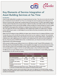 Key Elements of Service Integration of Asset Building at Tax Time — Citi White Paper