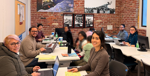 Free tax preparation team at MEDA.